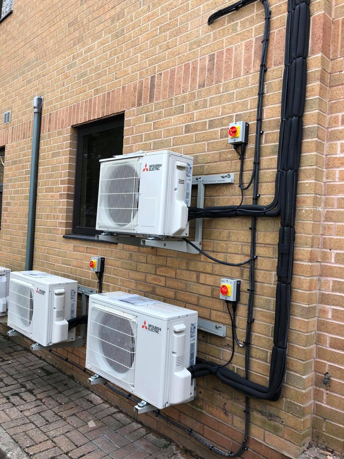 Mitsubishi outdoor AC units — repairs and emergency response