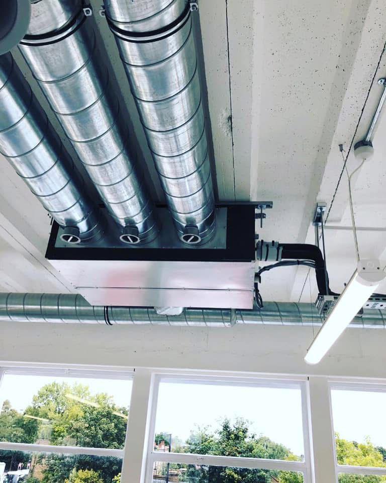 Ventilation ductwork installation for schools and education